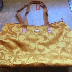 Coach nylon duffle
